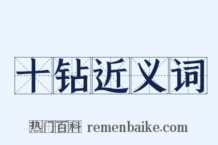 十钻近义词是什么意思的图片
